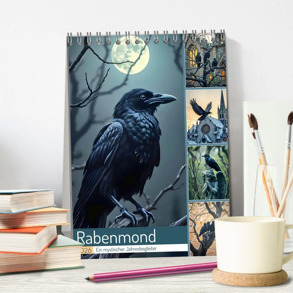 Bild: 9783457265673 | Rabenmond - Ein mystischer Jahresbegleiter (Tischkalender 2026 DIN...