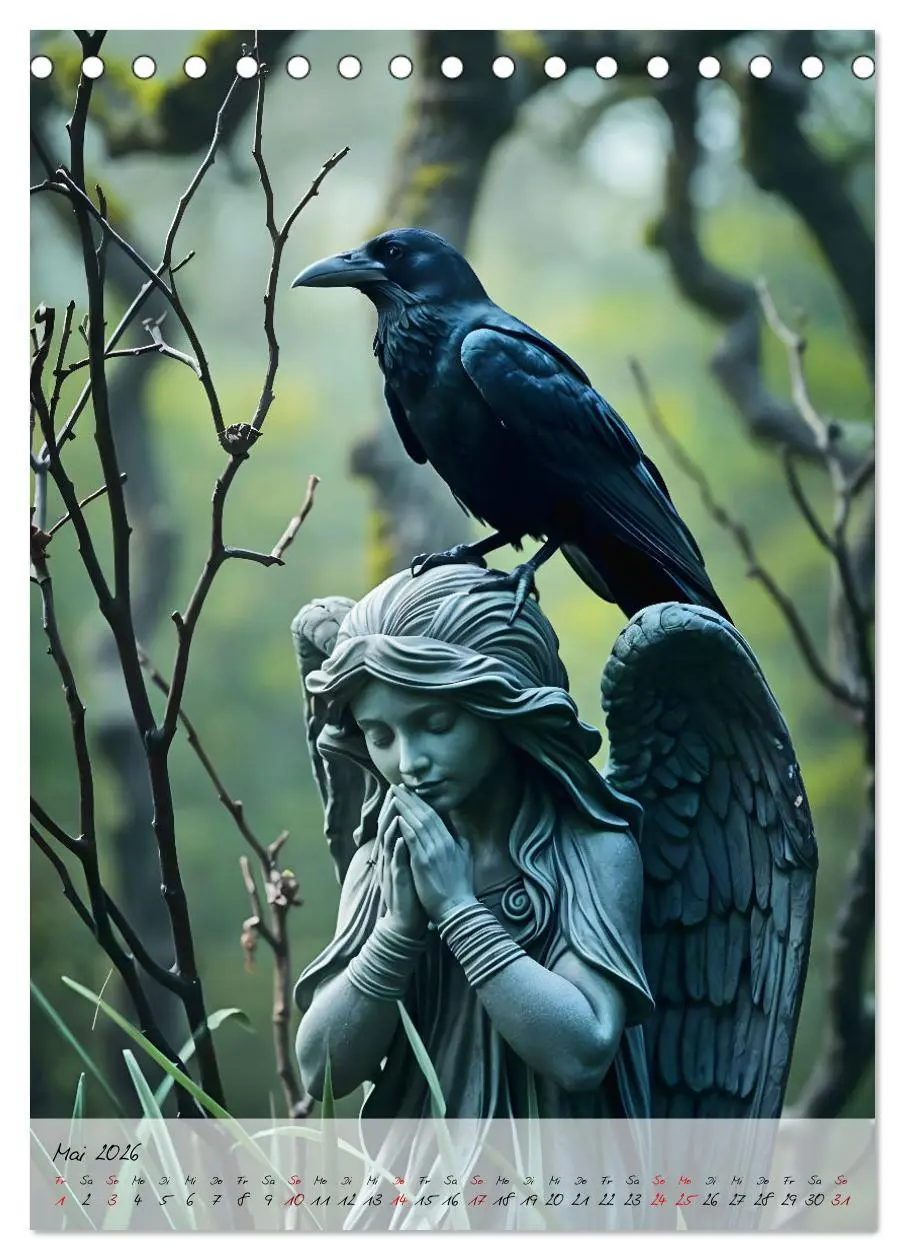 Bild: 9783457265673 | Rabenmond - Ein mystischer Jahresbegleiter (Tischkalender 2026 DIN...