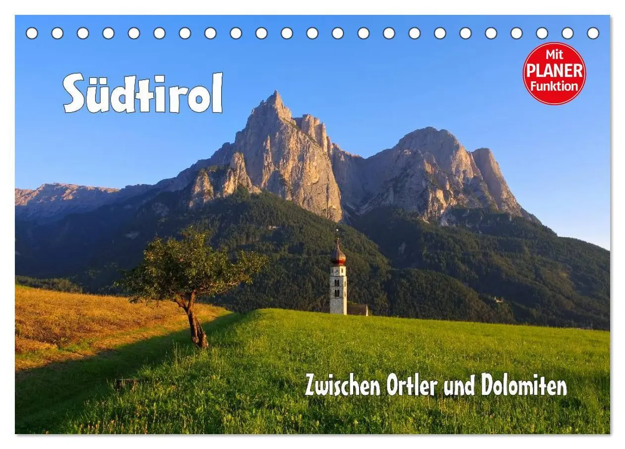 Cover: 9783457955673 | Südtirol - Zwischen Ortler und Dolomiten (Tischkalender 2026 DIN A5...