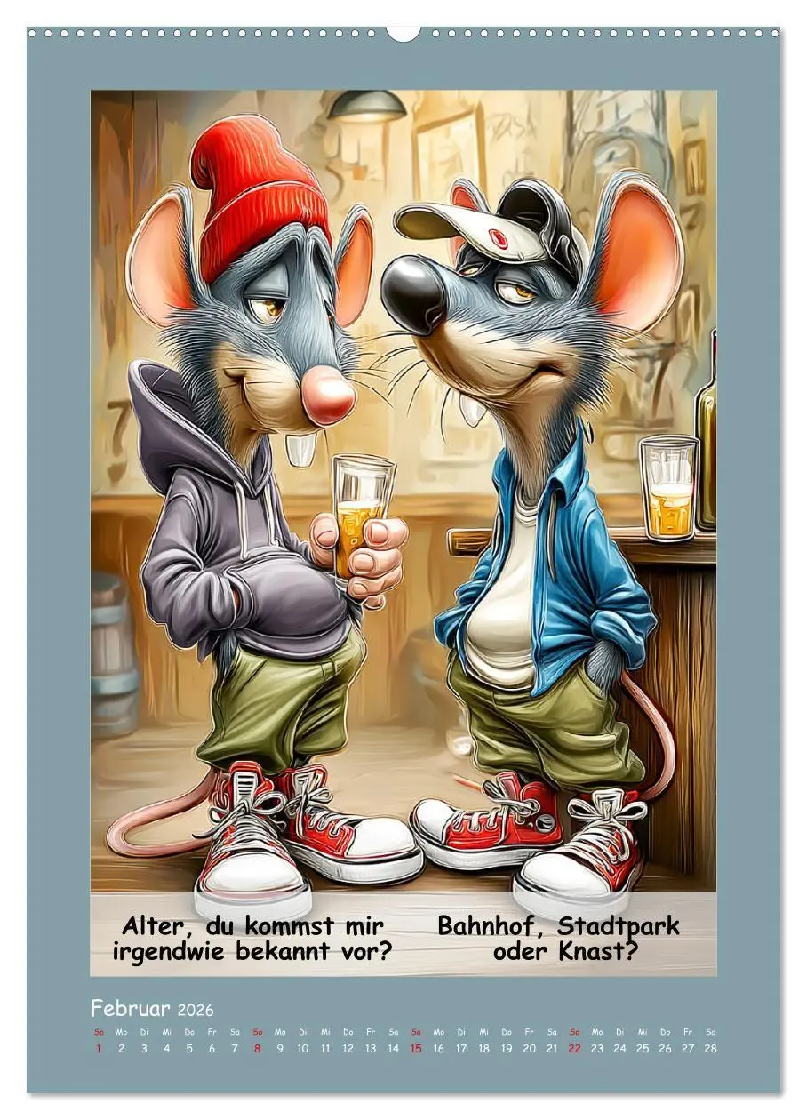Bild: 9783516735673 | Rattige Jungs. Trockener, böser Stadtratten-Humor (hochwertiger...