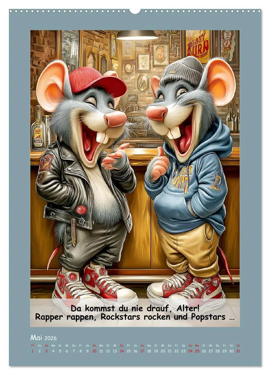Bild: 9783516735673 | Rattige Jungs. Trockener, böser Stadtratten-Humor (hochwertiger...