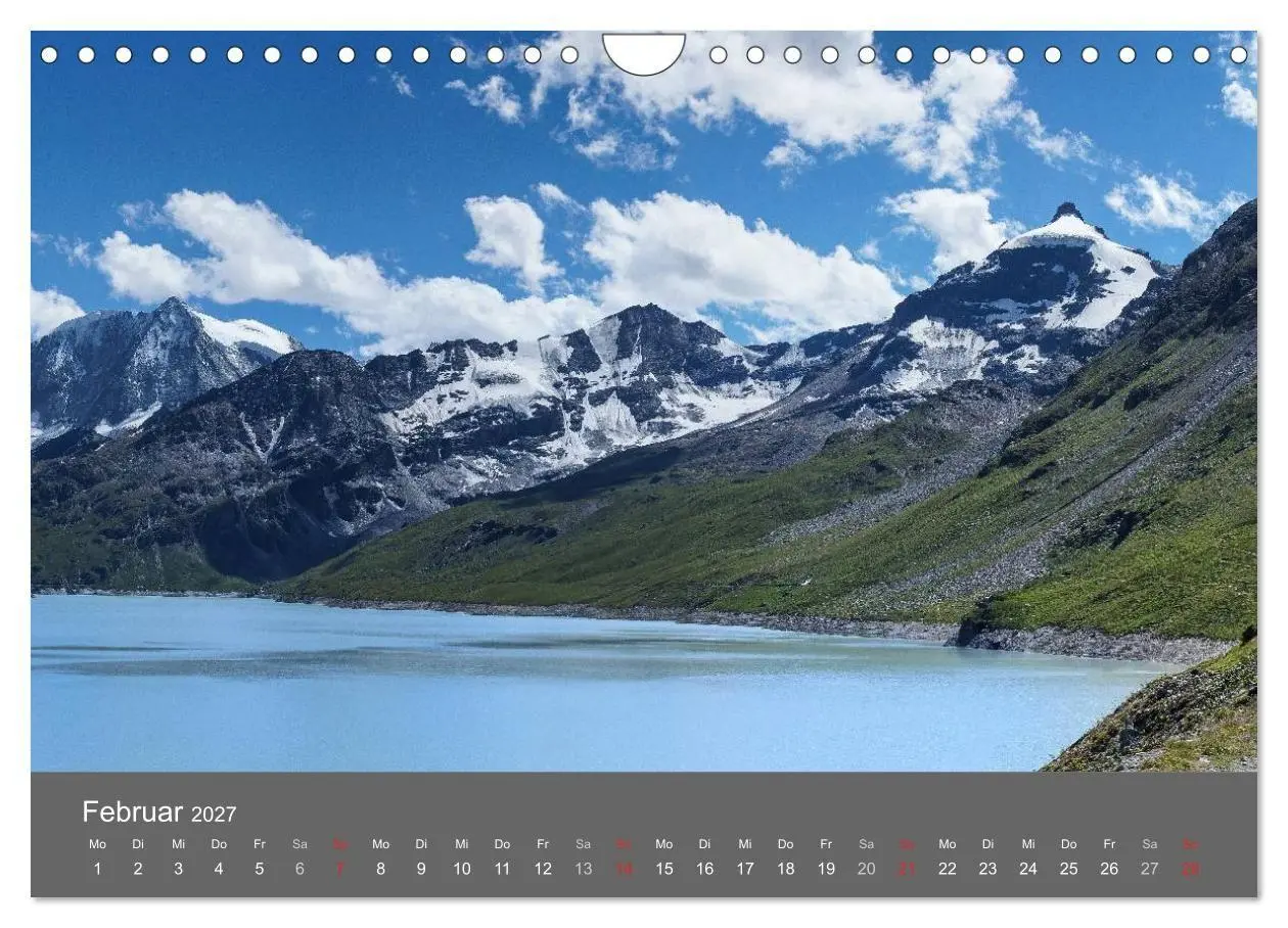 Bild: 9783594025673 | Wallis. Perle der Schweiz (Wandkalender 2027 DIN A4 quer), CALVENDO...