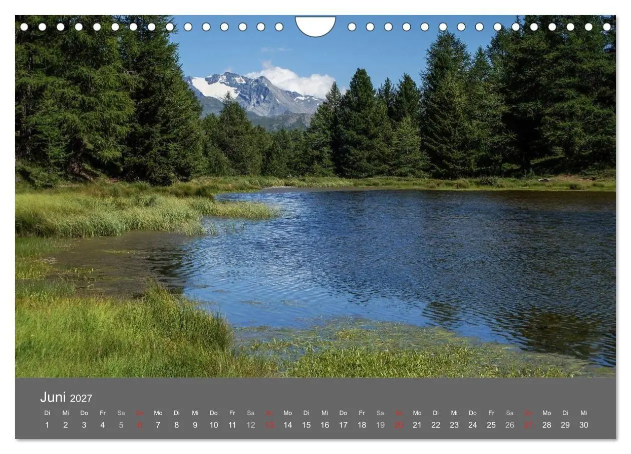 Bild: 9783594025673 | Wallis. Perle der Schweiz (Wandkalender 2027 DIN A4 quer), CALVENDO...