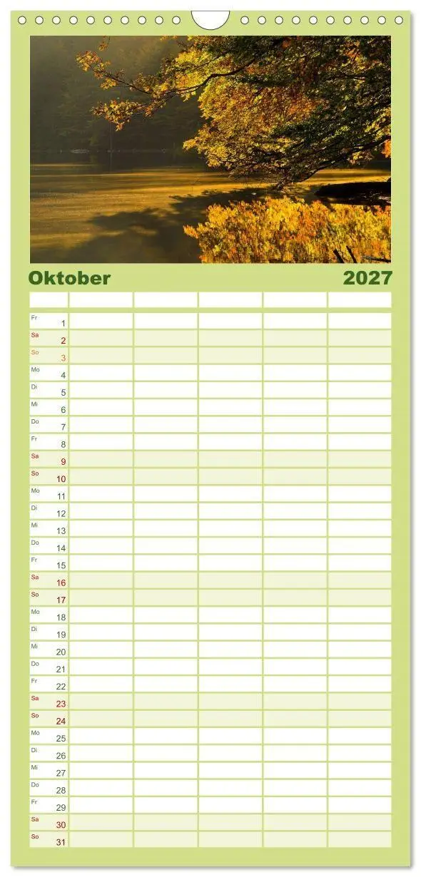 Bild: 9783594335673 | Familienplaner 2027 - Schwarzwald 2027 mit 5 Spalten (Wandkalender,...
