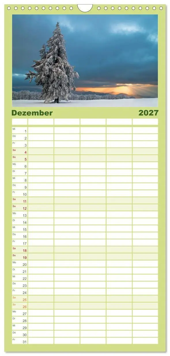 Bild: 9783594335673 | Familienplaner 2027 - Schwarzwald 2027 mit 5 Spalten (Wandkalender,...