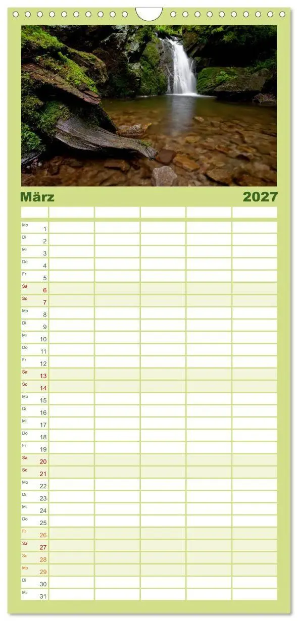 Bild: 9783594335673 | Familienplaner 2027 - Schwarzwald 2027 mit 5 Spalten (Wandkalender,...
