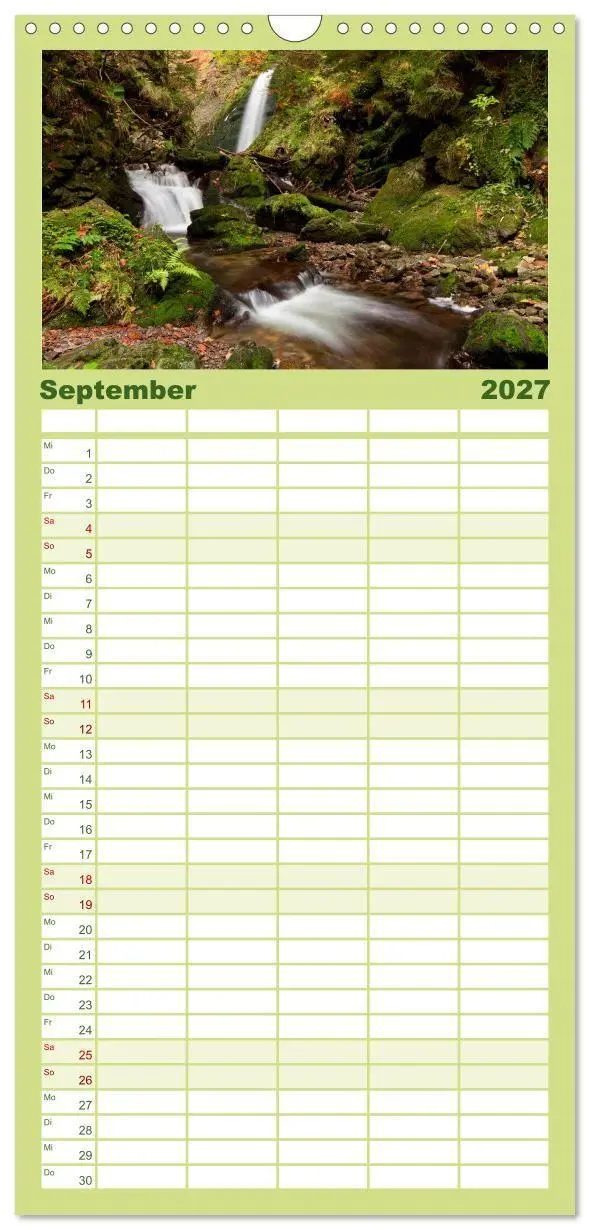 Bild: 9783594335673 | Familienplaner 2027 - Schwarzwald 2027 mit 5 Spalten (Wandkalender,...