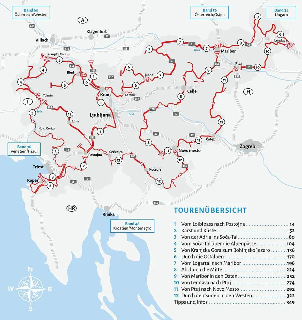 Bild: 9783869035673 | Entdeckertouren mit dem Wohnmobil Slowenien | Angela Misslbeck | Buch