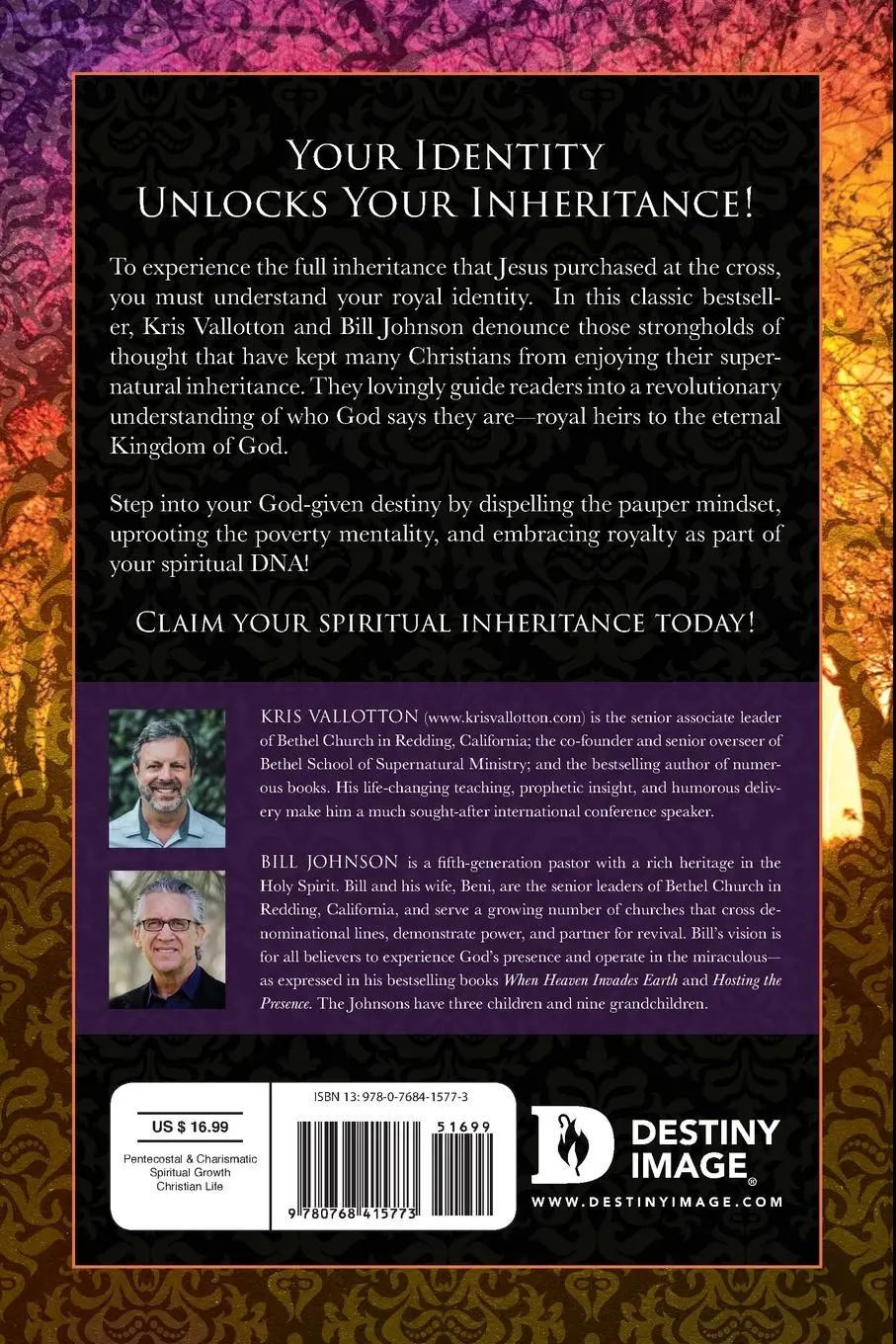 Rückseite: 9780768415773 | The Supernatural Ways of Royalty | Kris Vallotton (u. a.) | Buch