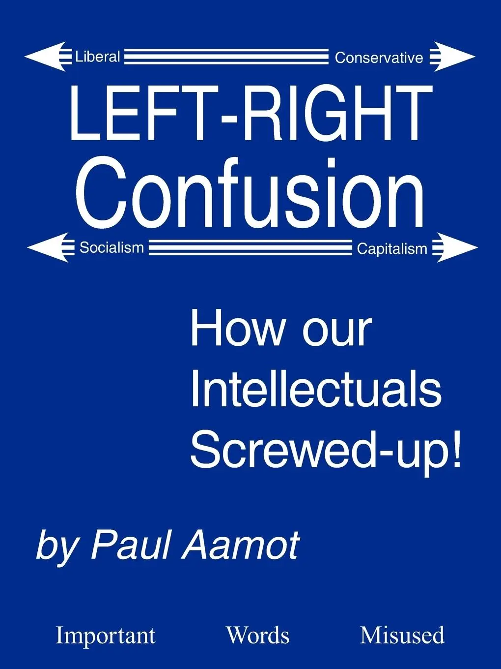 Cover: 9781420895773 | LEFT-RIGHT CONFUSION | How our Intellectuals Screwed-up! | Paul Aamot