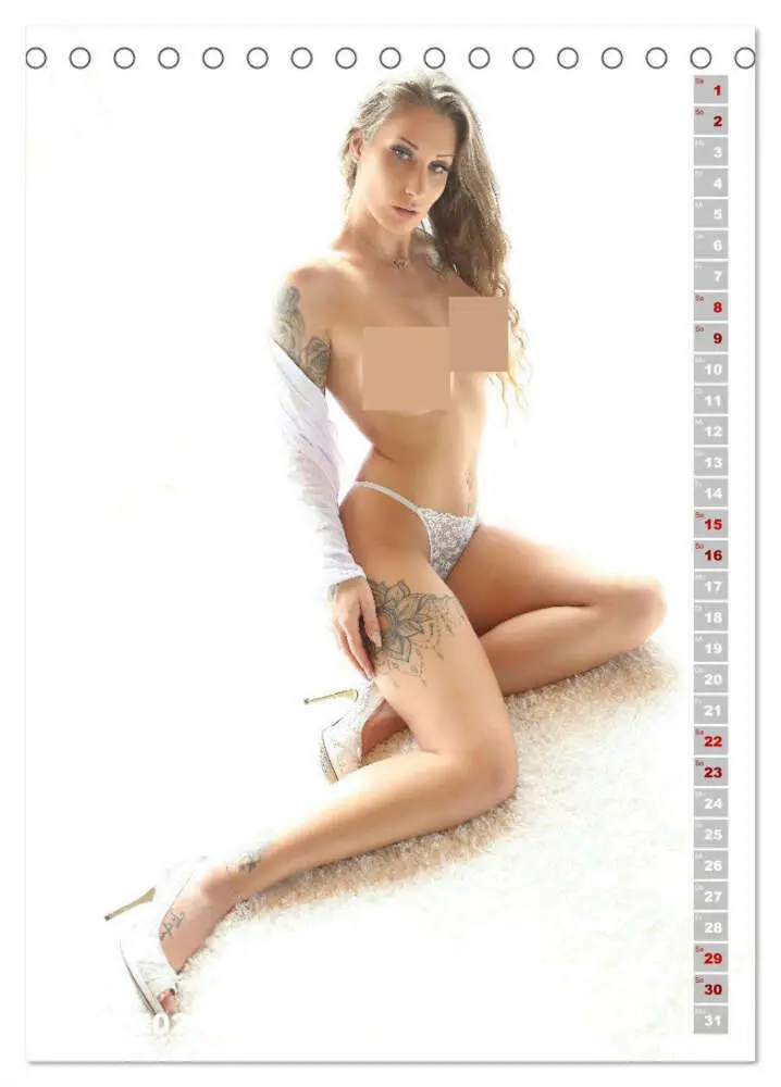 Bild: 9783435855773 | Beauty Girls (Tischkalender 2025 DIN A5 hoch), CALVENDO Monatskalender