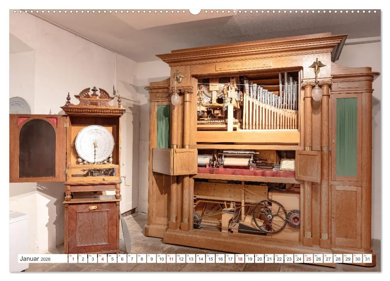 Bild: 9783457255773 | Selbstspielende Musikinstrumente (hochwertiger Premium Wandkalender...