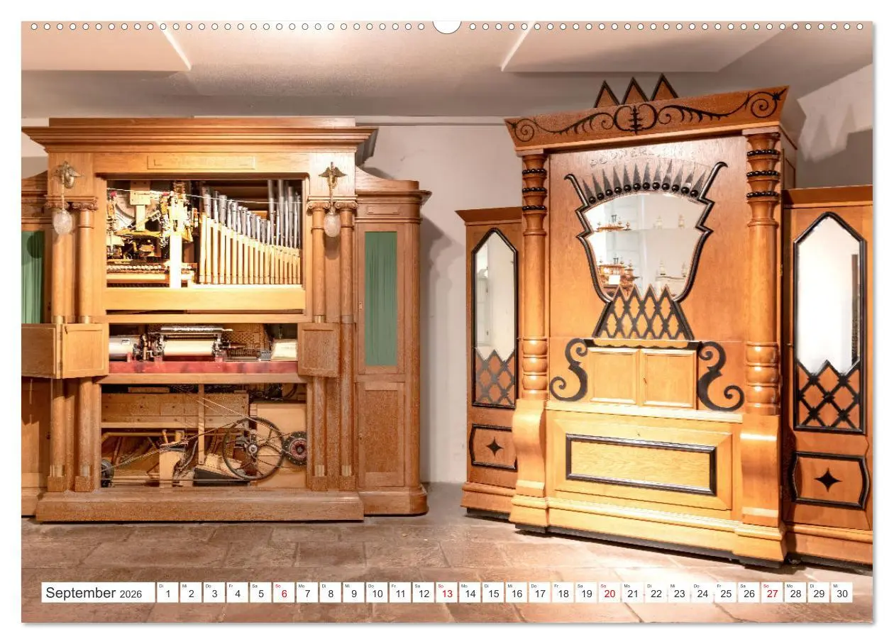 Bild: 9783457255773 | Selbstspielende Musikinstrumente (hochwertiger Premium Wandkalender...