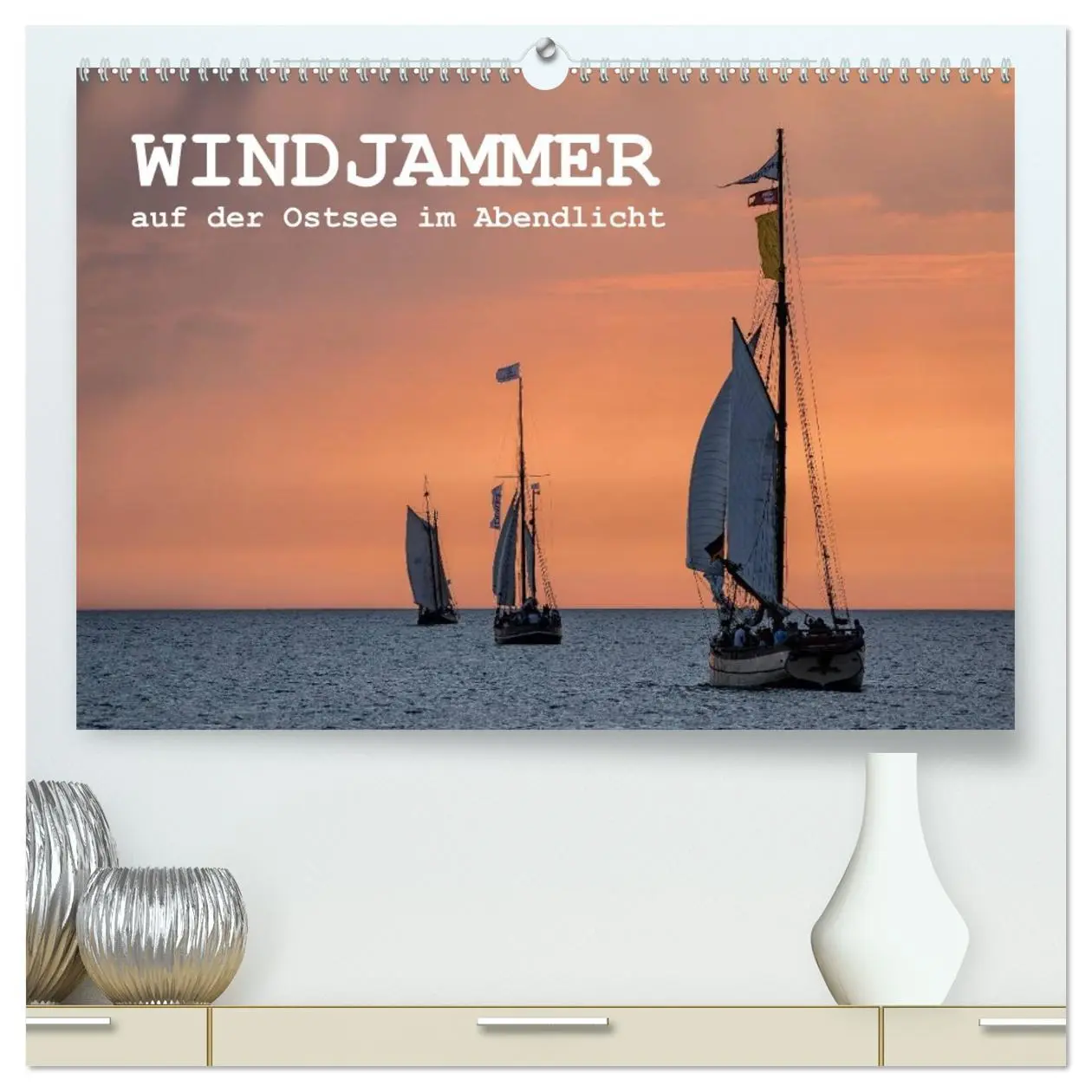 Cover: 9783516035773 | Windjammer auf der Ostsee im Abendlicht (hochwertiger Premium...