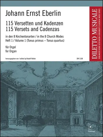 115 Versetten und Badenzen Band 1 8 Kirchentonarten für Orgel