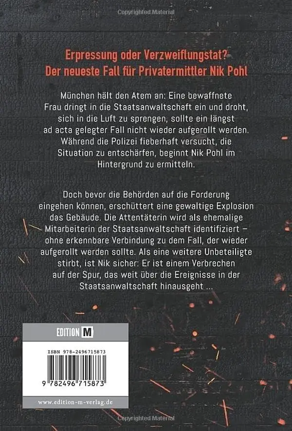 Rückseite: 9782496715873 | Die unversöhnliche Vergangenheit | Alexander Hartung | Taschenbuch