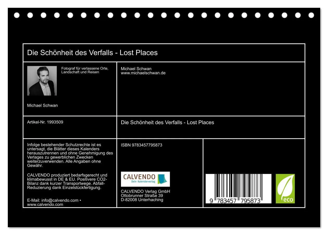 Bild: 9783457795873 | Die Schönheit des Verfalls - Lost Places (Tischkalender 2026 DIN A5...