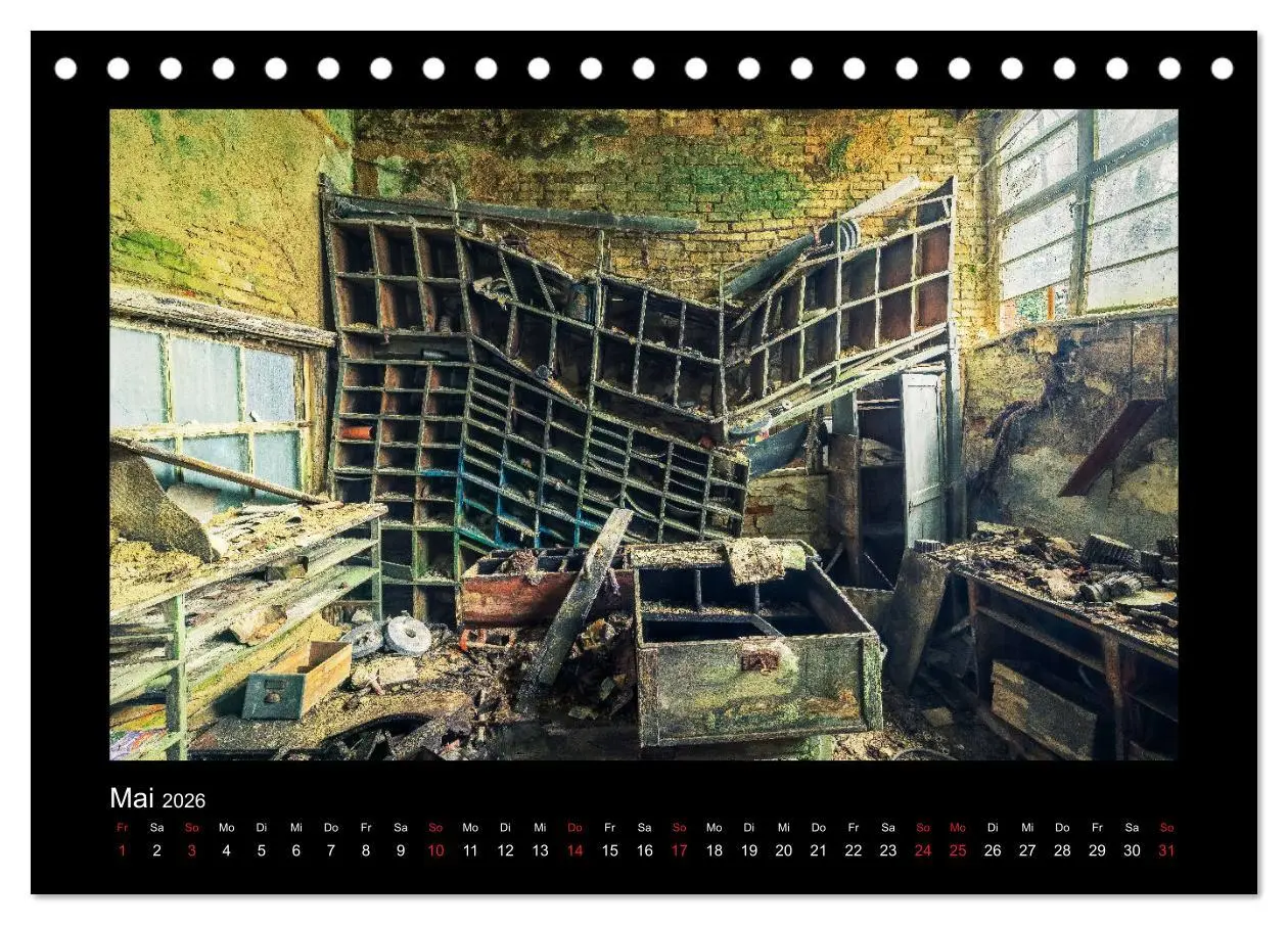Bild: 9783457795873 | Die Schönheit des Verfalls - Lost Places (Tischkalender 2026 DIN A5...