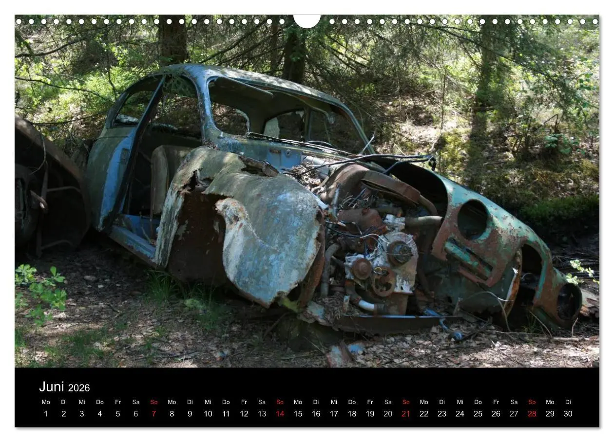 Bild: 9783516195873 | Schrottautos im Kyrkö Mosse (Wandkalender 2026 DIN A3 quer),...