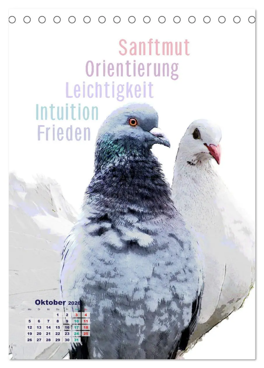 Bild: 9783516405873 | Welche spirituelle Bedeutung hat dieser Vogel? (Tischkalender 2026...