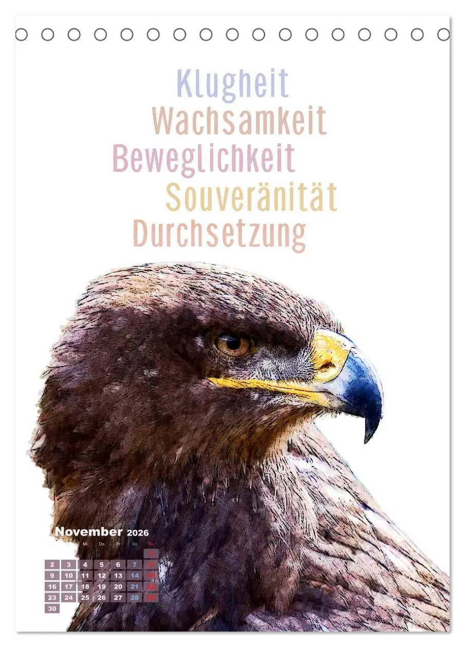 Bild: 9783516405873 | Welche spirituelle Bedeutung hat dieser Vogel? (Tischkalender 2026...