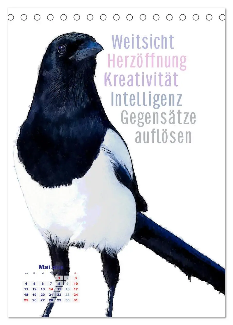 Bild: 9783516405873 | Welche spirituelle Bedeutung hat dieser Vogel? (Tischkalender 2026...