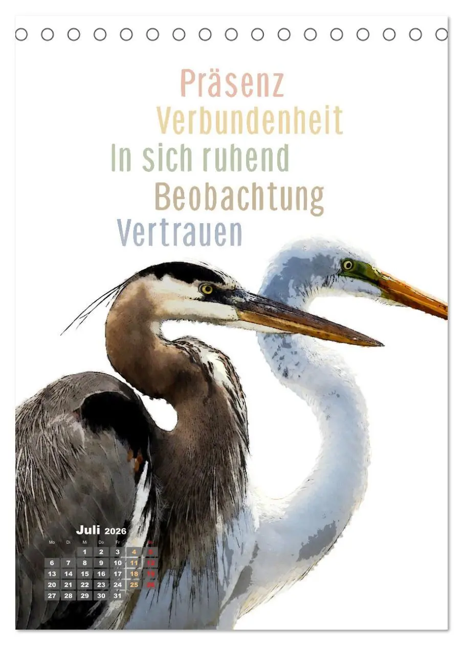Bild: 9783516405873 | Welche spirituelle Bedeutung hat dieser Vogel? (Tischkalender 2026...