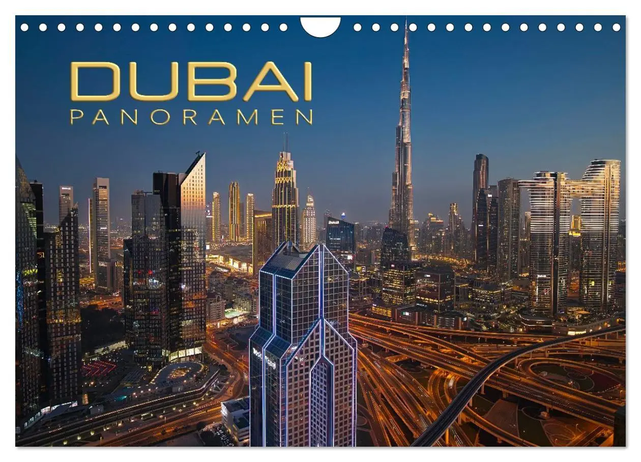 Cover: 9783516645873 | Dubai Panoramen (Wandkalender 2026 DIN A4 quer), CALVENDO...