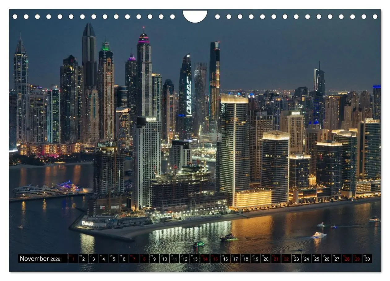 Bild: 9783516645873 | Dubai Panoramen (Wandkalender 2026 DIN A4 quer), CALVENDO...