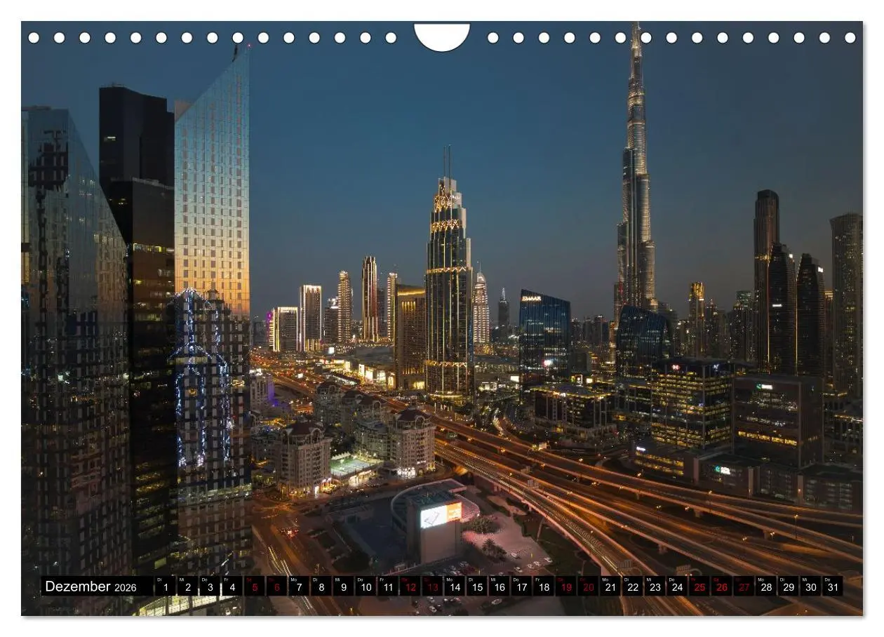Bild: 9783516645873 | Dubai Panoramen (Wandkalender 2026 DIN A4 quer), CALVENDO...