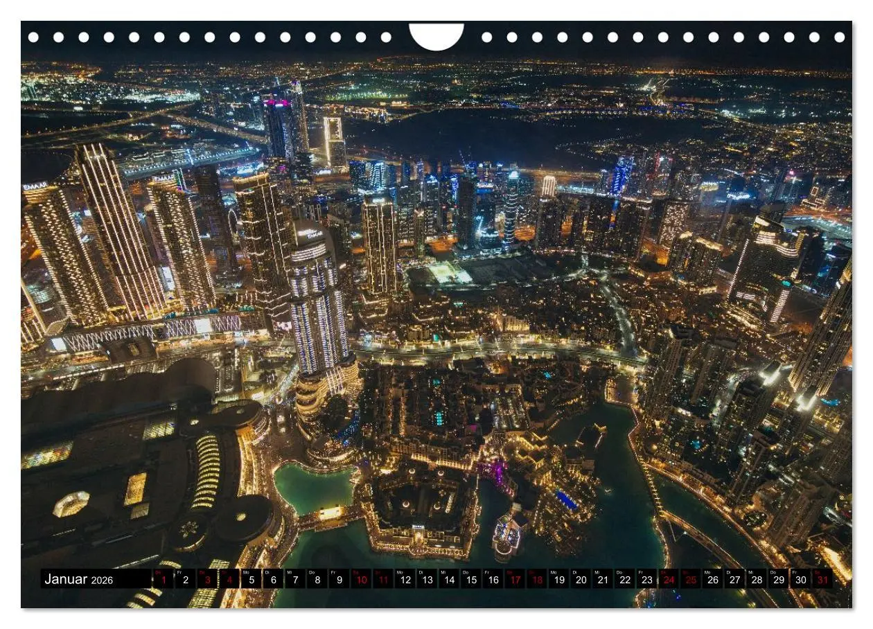 Bild: 9783516645873 | Dubai Panoramen (Wandkalender 2026 DIN A4 quer), CALVENDO...