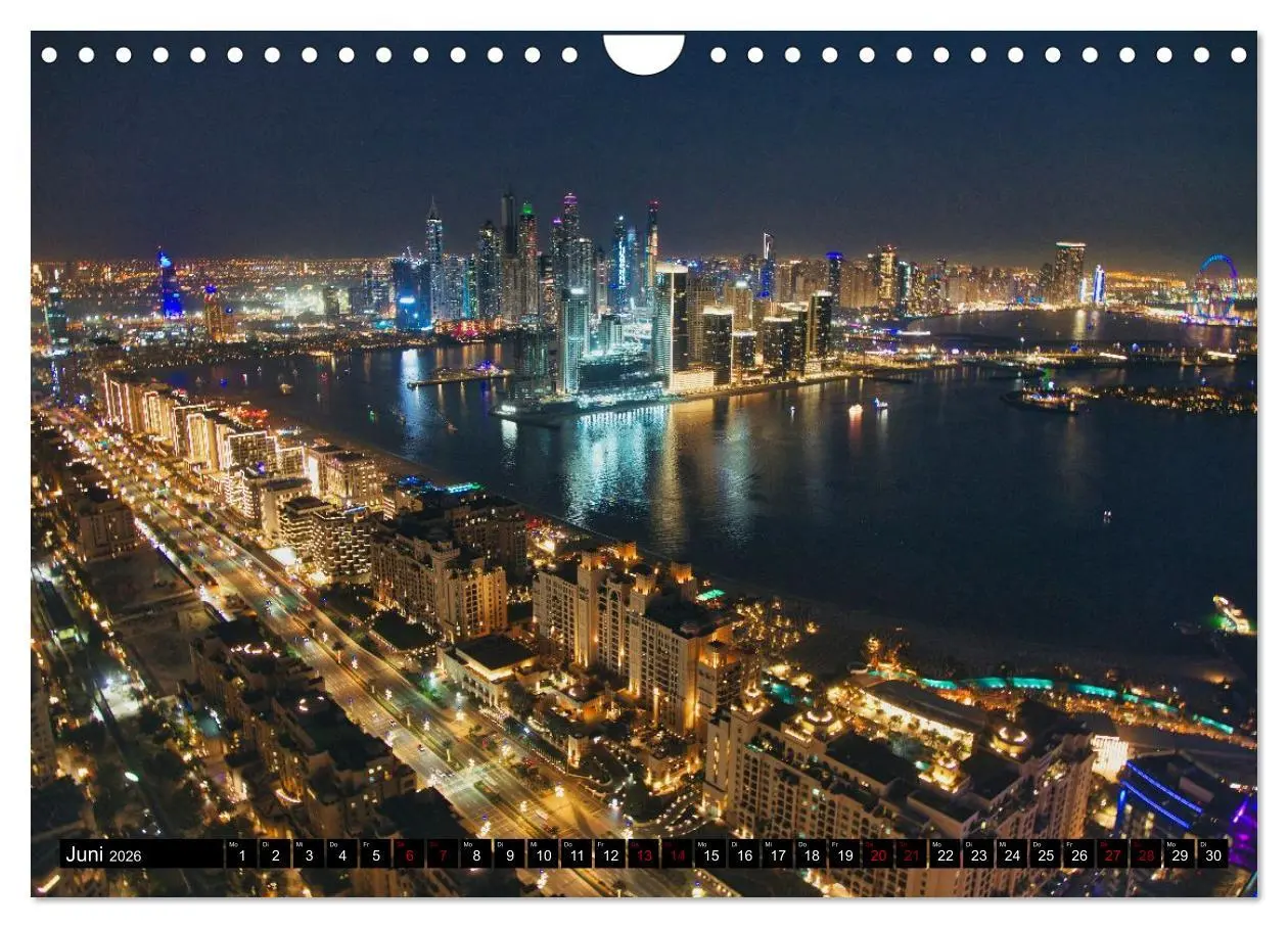 Bild: 9783516645873 | Dubai Panoramen (Wandkalender 2026 DIN A4 quer), CALVENDO...
