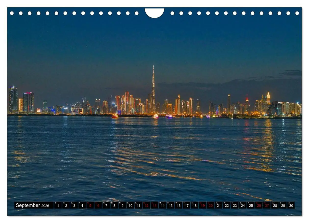 Bild: 9783516645873 | Dubai Panoramen (Wandkalender 2026 DIN A4 quer), CALVENDO...