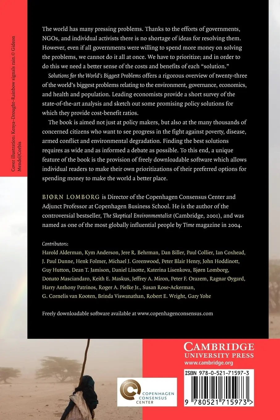 Rückseite: 9780521715973 | Solutions for the World's Biggest Problems | Bjørn Lomborg | Buch