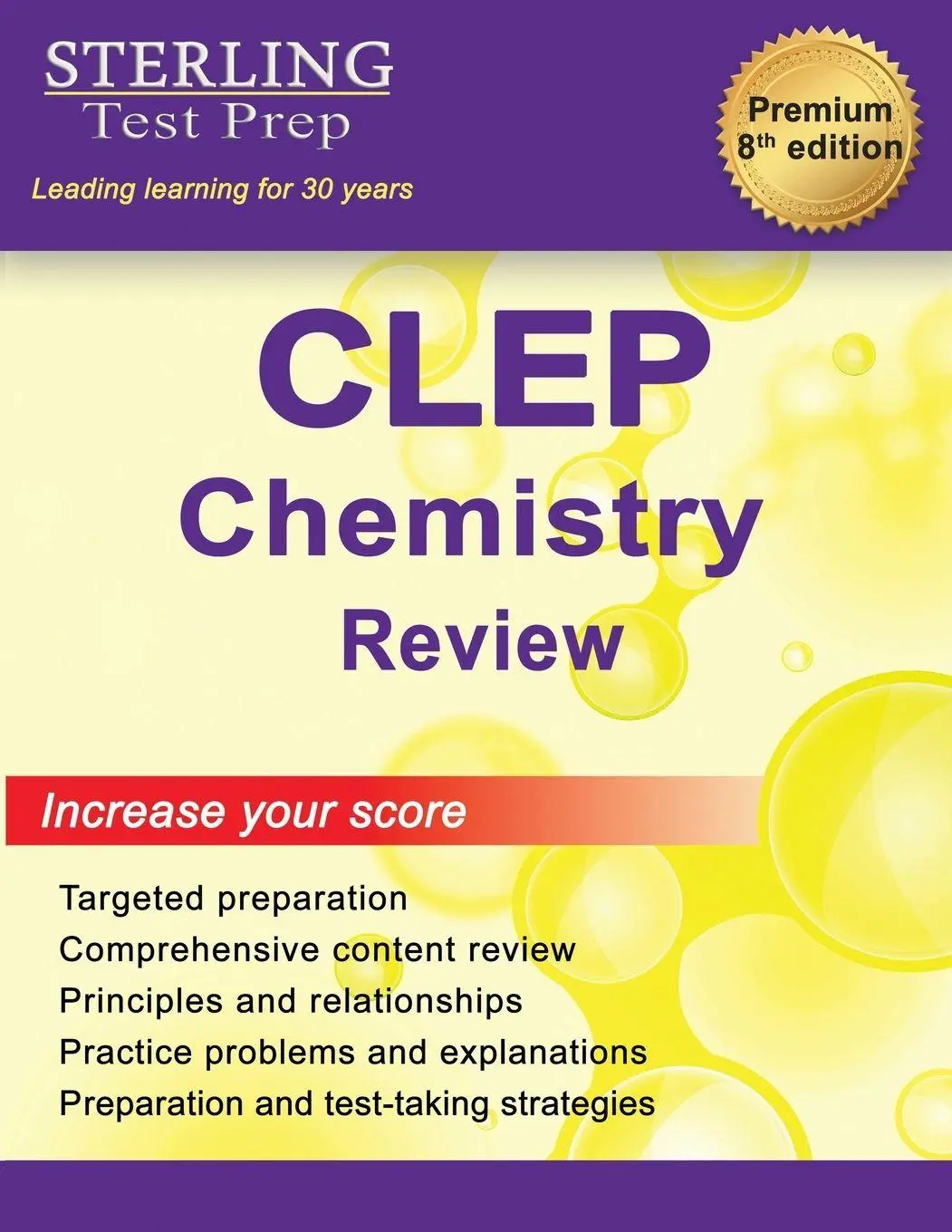 Cover: 9781954725973 | Sterling Test Prep CLEP Chemistry Review | Complete Subject Review