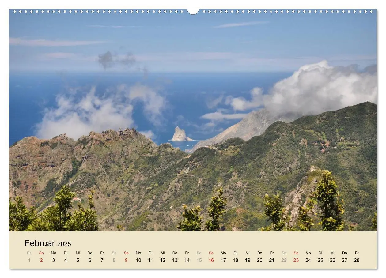 Bild: 9783435835973 | Teneriffa 2025 (Wandkalender 2025 DIN A2 quer), CALVENDO...