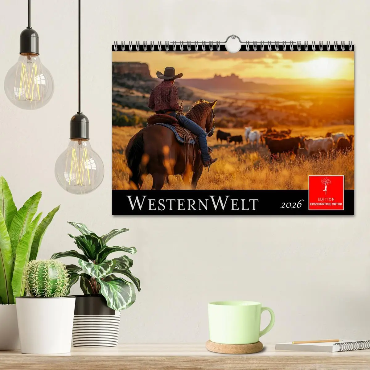Bild: 9783457305973 | Westernwelt (Wandkalender 2026 DIN A4 quer), CALVENDO Monatskalender