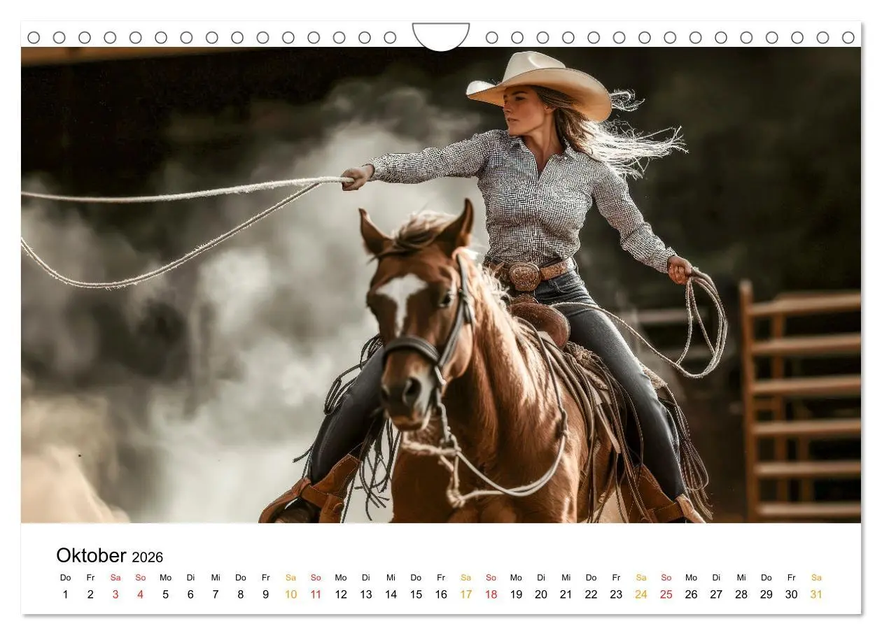 Bild: 9783457305973 | Westernwelt (Wandkalender 2026 DIN A4 quer), CALVENDO Monatskalender