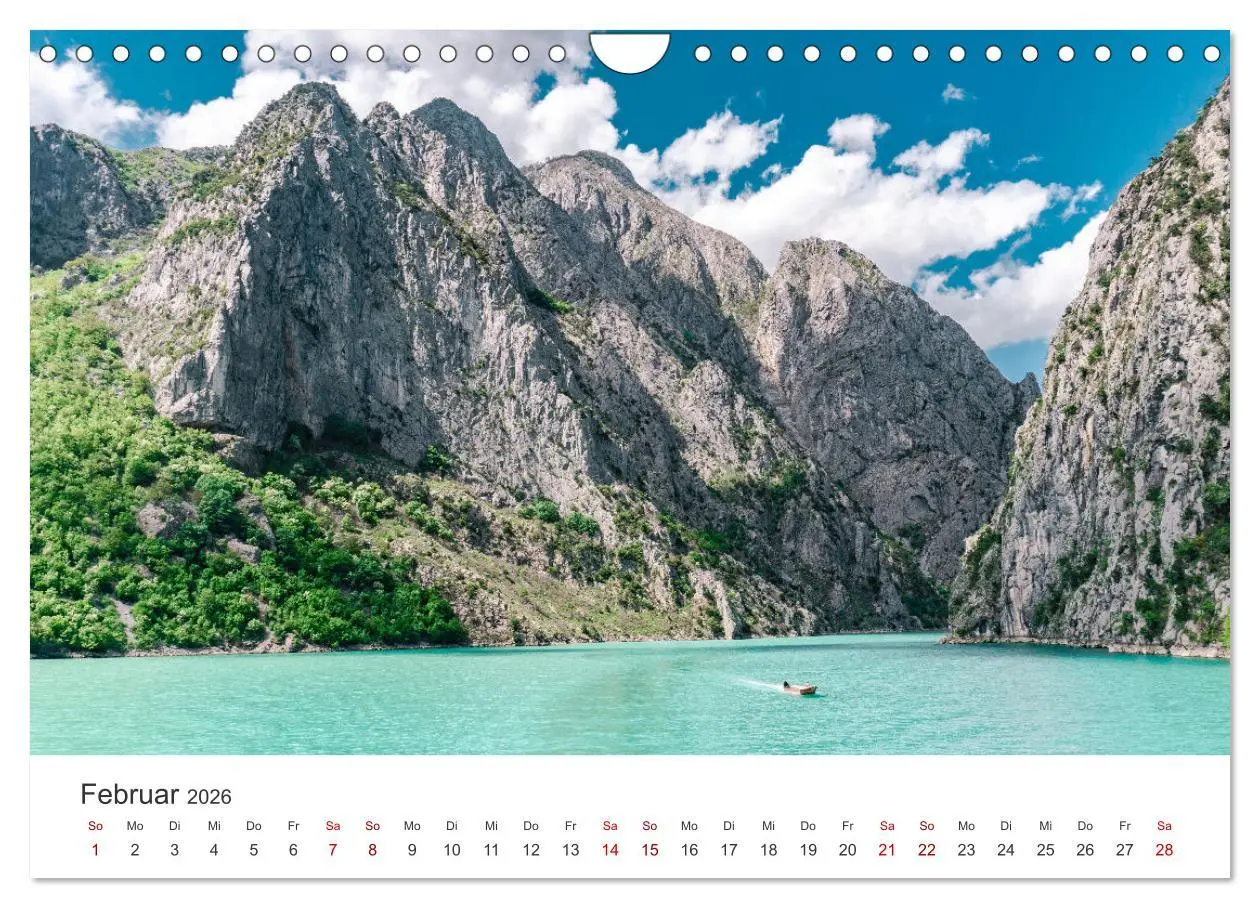 Bild: 9783457615973 | Albanien - Traumhafte Natur (Wandkalender 2026 DIN A4 quer),...