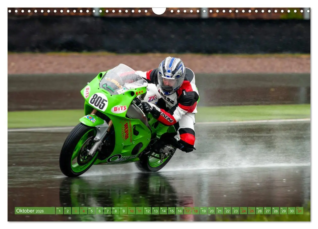 Bild: 9783457925973 | Motorrad Rennsport (Wandkalender 2026 DIN A3 quer), CALVENDO...
