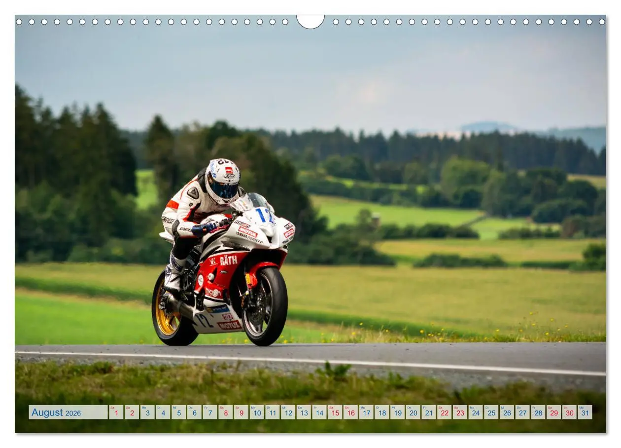 Bild: 9783457925973 | Motorrad Rennsport (Wandkalender 2026 DIN A3 quer), CALVENDO...