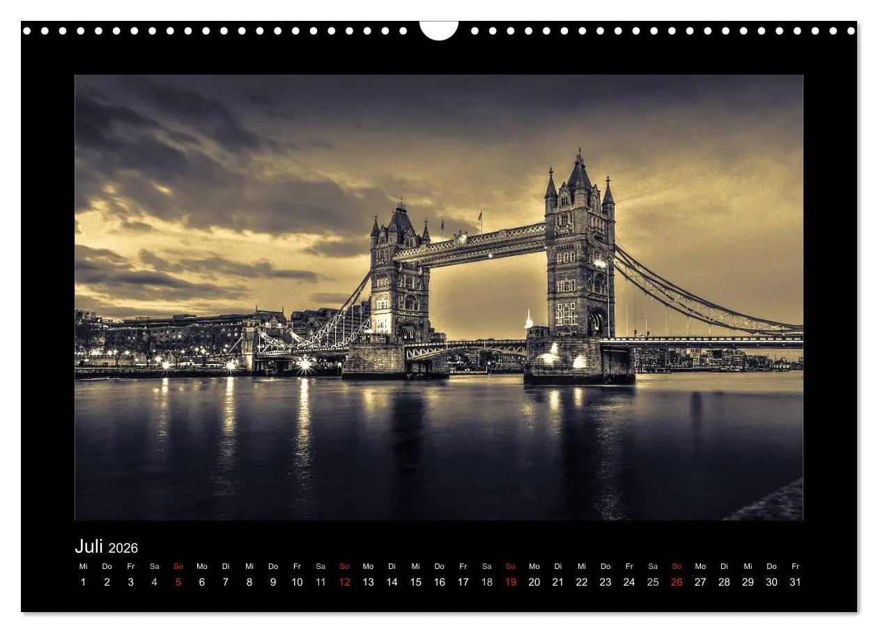 Bild: 9783516185973 | London-Bilder (Wandkalender 2026 DIN A3 quer), CALVENDO Monatskalender