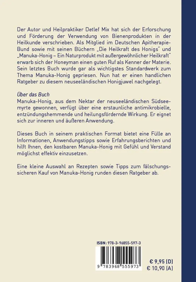 Rückseite: 9783968555973 | Manuka-Honig - Das Allroundtalent aus Neuseeland für Ihr Wohlbefinden