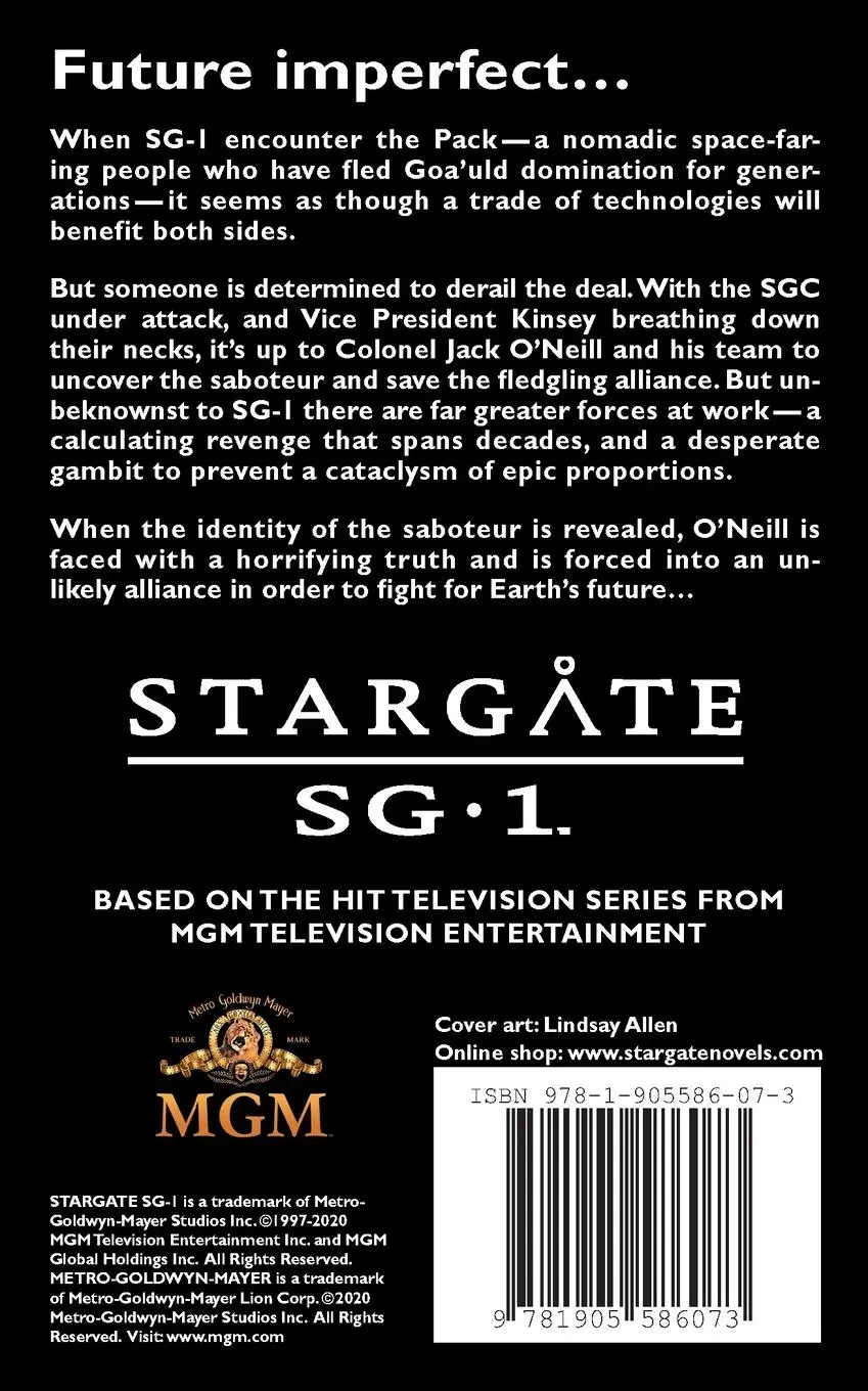 Rückseite: 9781905586073 | STARGATE SG-1 Relativity | James Swallow | Taschenbuch | Englisch