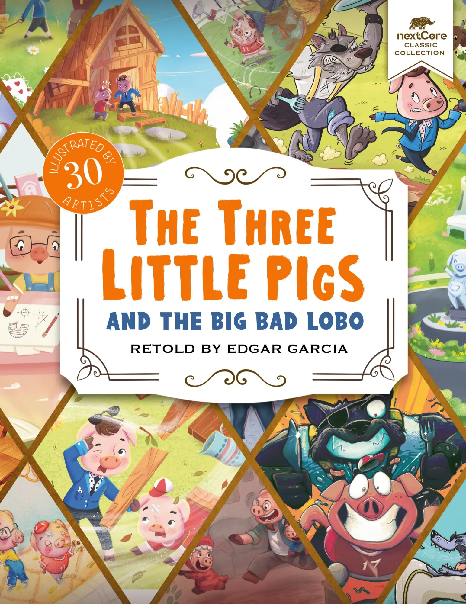 Cover: 9781961166073 | The Three Little Pigs and the Big Bad Lobo | Edgar Garcia | Buch