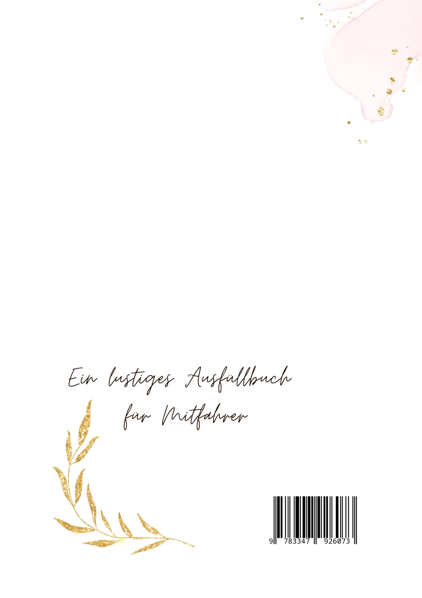 Rückseite: 9783347926073 | Beifahrer Gästebuch | Nora Milles (u. a.) | Taschenbuch | Paperback