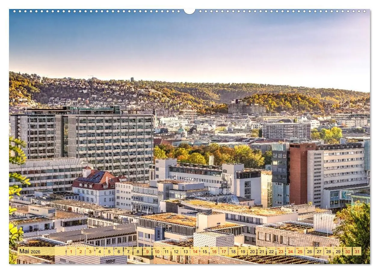 Bild: 9783516216073 | Malerisches Stuttgart (Wandkalender 2026 DIN A2 quer), CALVENDO...