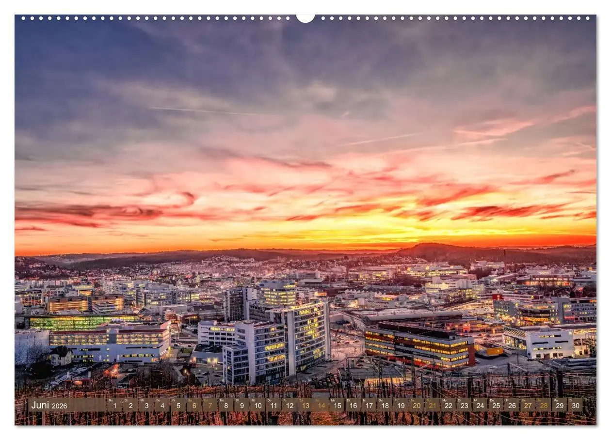 Bild: 9783516216073 | Malerisches Stuttgart (Wandkalender 2026 DIN A2 quer), CALVENDO...