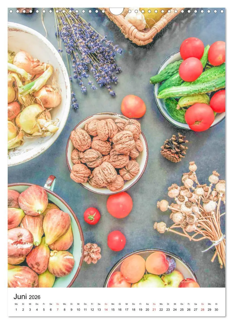 Bild: 9783516386073 | Essen und Trinken - Kalender 2026 (Wandkalender 2026 DIN A3 hoch),...