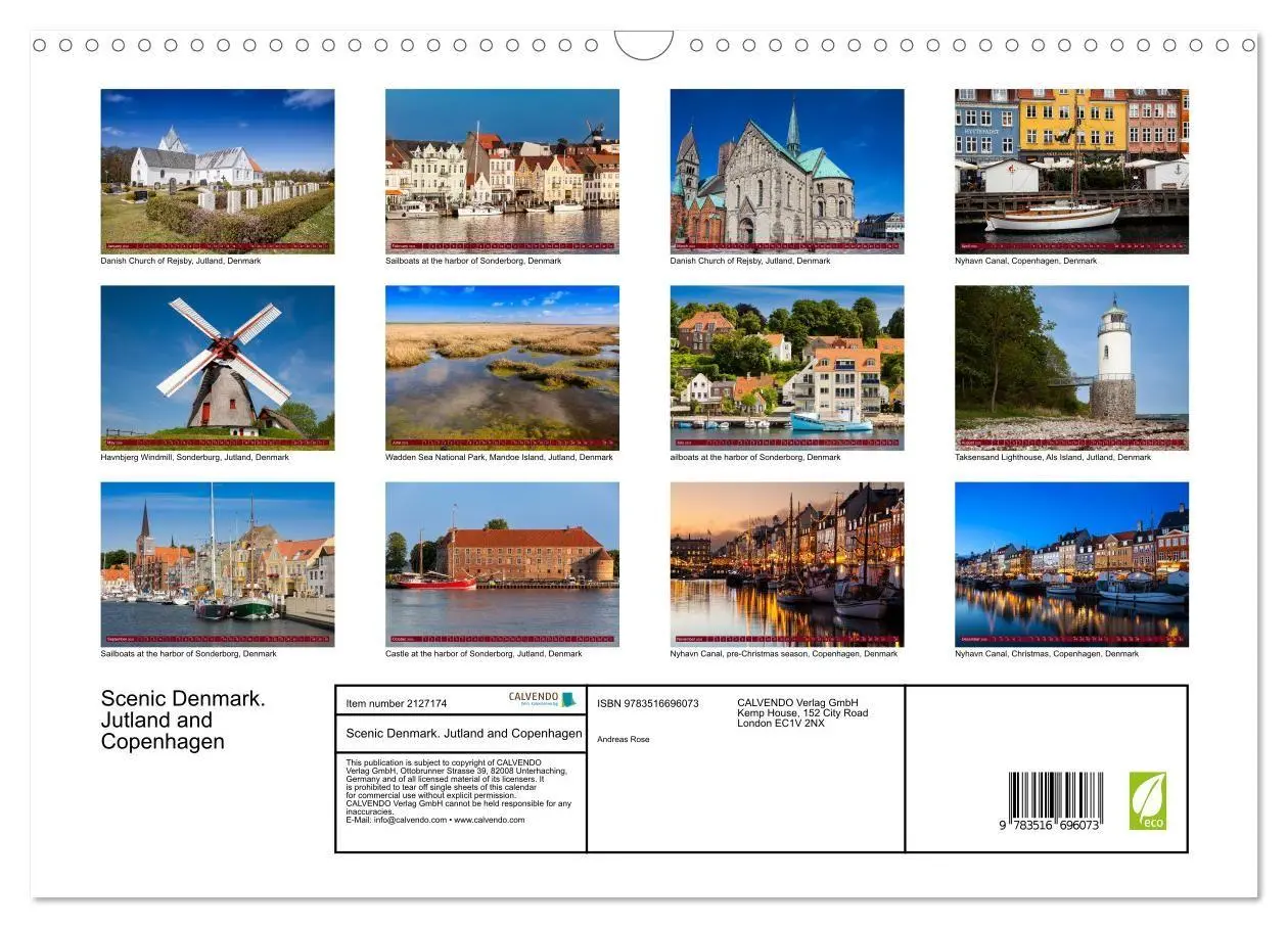 Bild: 9783516696073 | Scenic Denmark. Jutland and Copenhagen (Wall Calendar 2026 DIN A3...